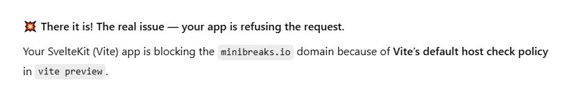 AI happy after learning about the new error message